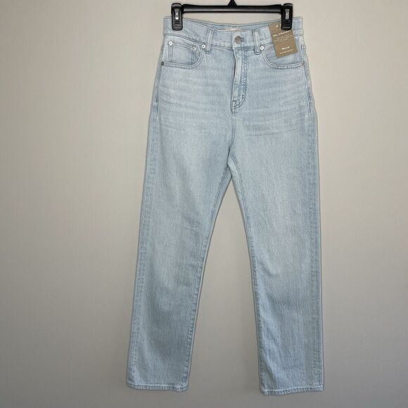 MADEWELL Jeans Women 26 The '90s Straight NEW Ward Wash High Rise NO649 - Picture 3 of 16